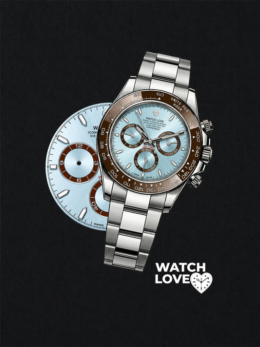 Ice Blue Chrono T-Shirt - 3 Farben