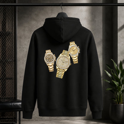 Iced Out Yellow-Gold Overload Hoodie - 2 Farben