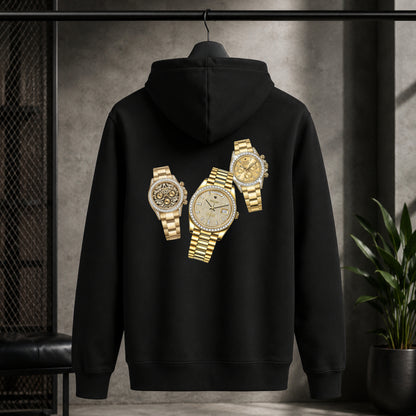 Iced Out Yellow-Gold Overload Hoodie - 2 Farben