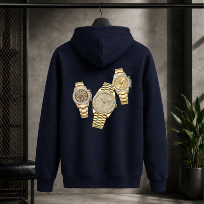 Iced Out Yellow-Gold Overload Hoodie - 2 Farben