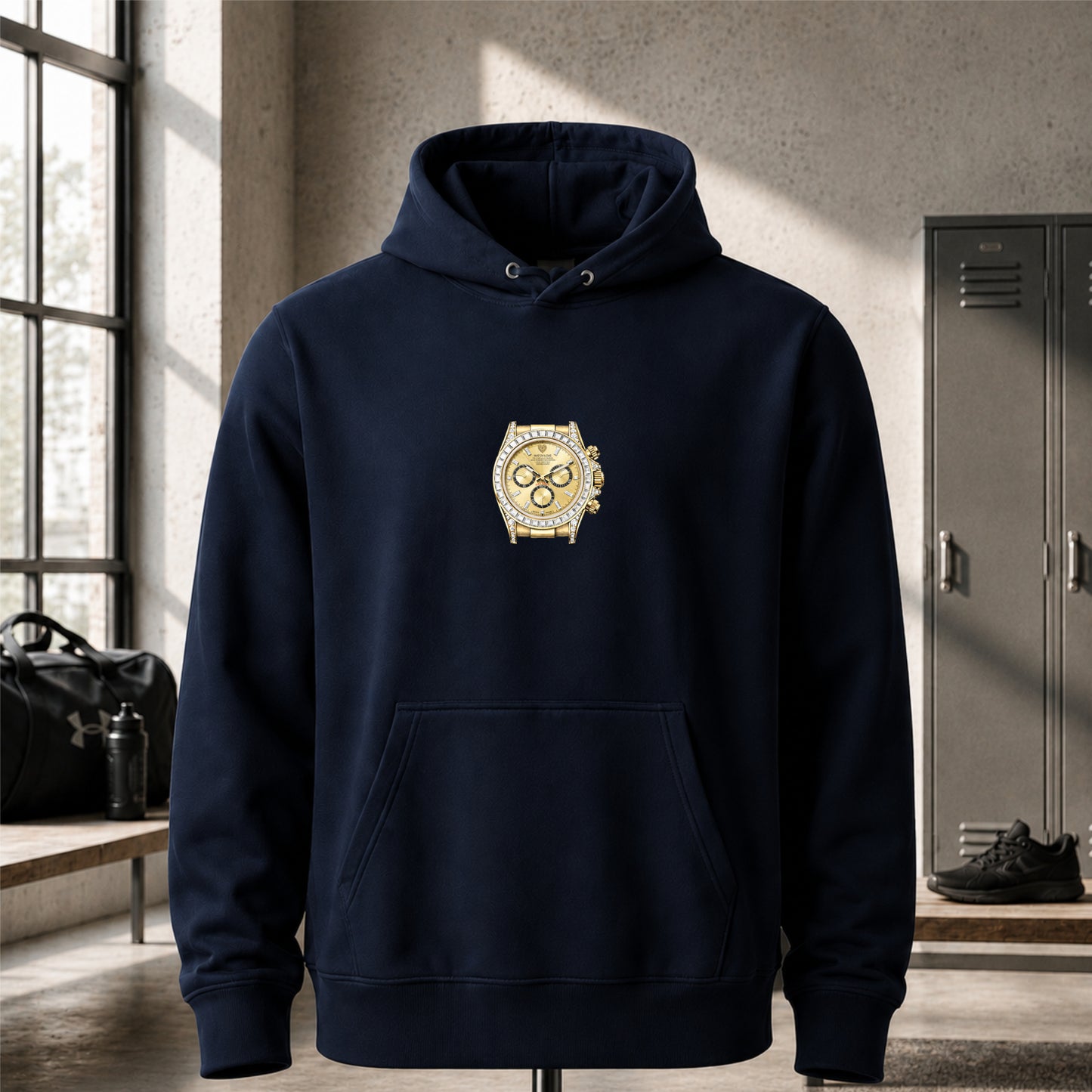 Iced Out Yellow-Gold Overload Hoodie - 2 Farben