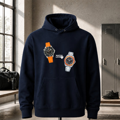 Dual Orange Chrono Hoodie - 2 Farben