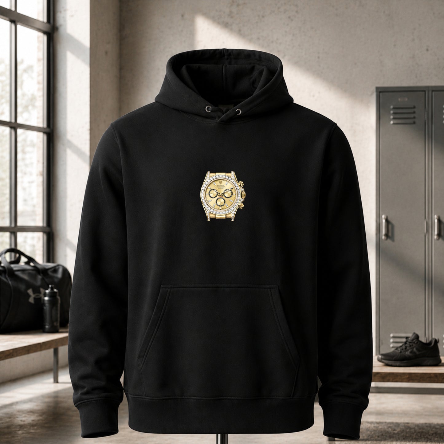 Iced Out Yellow-Gold Overload Hoodie - 2 Farben
