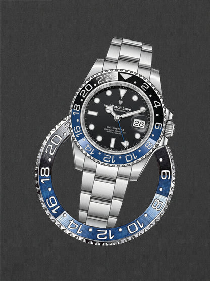 GMT Blue-Black Bezel Polo - 3 Farben