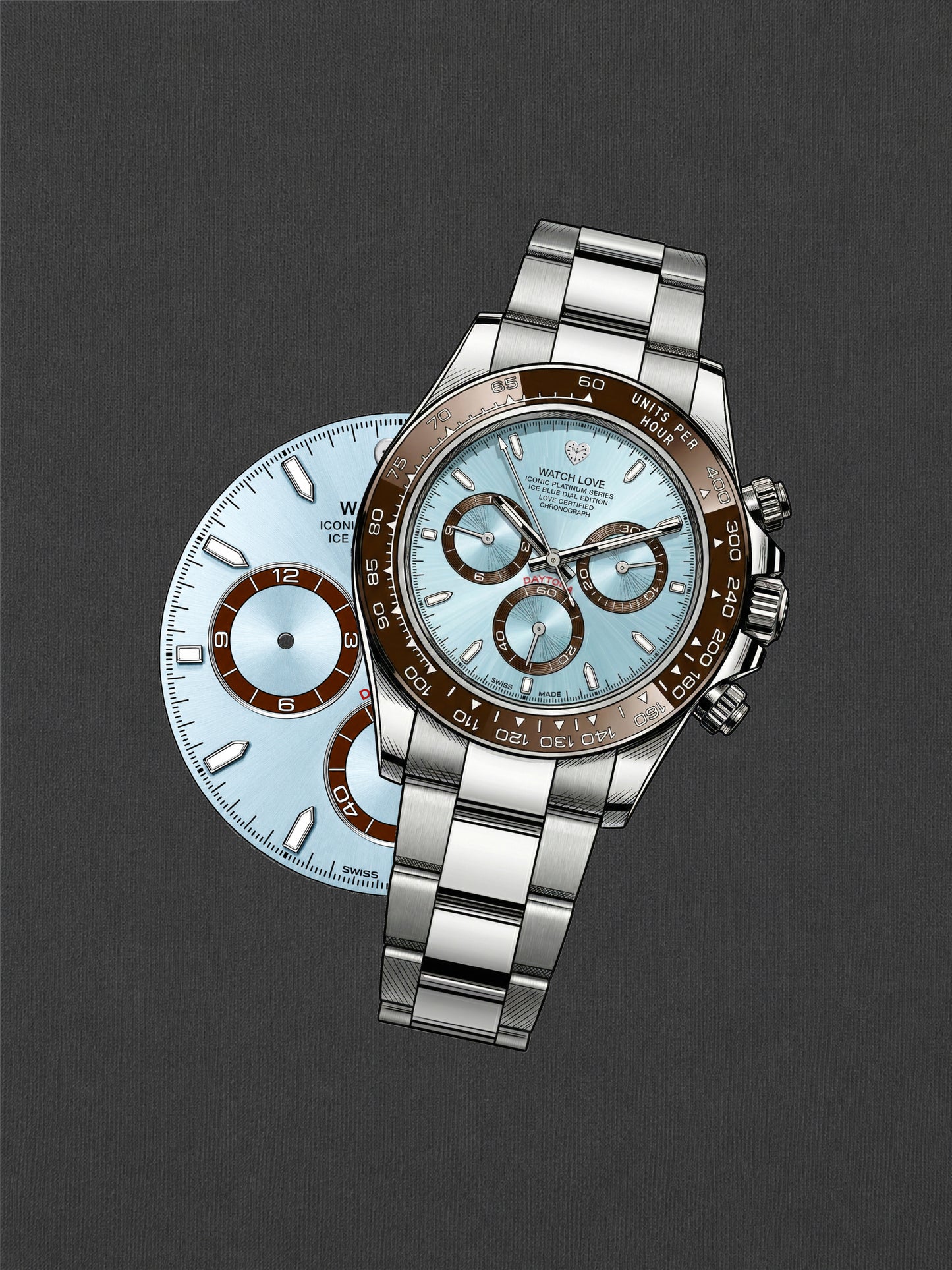 Ice Blue Chrono T-Shirt