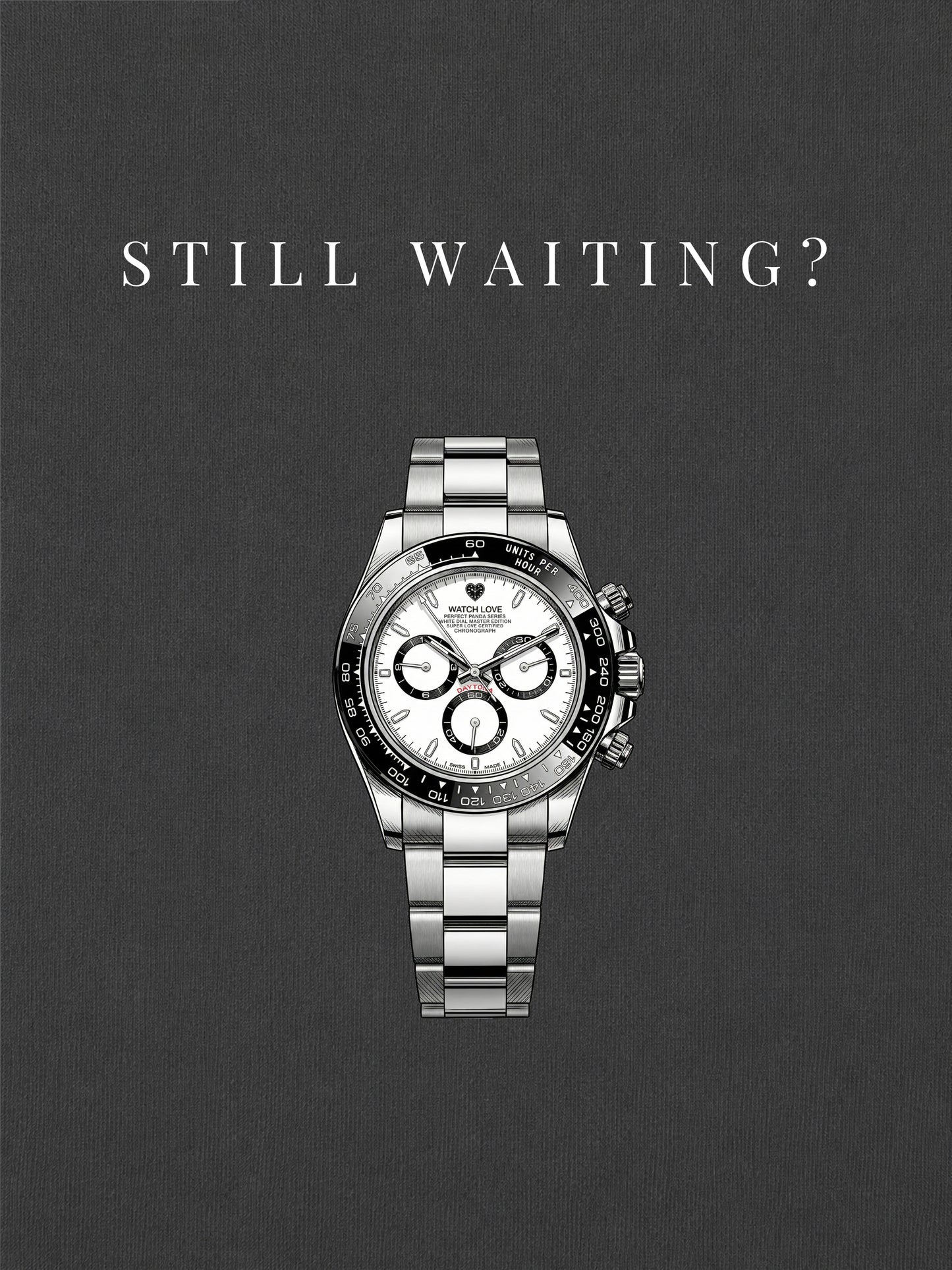 Panda "Still Waiting" T-Shirt - 3 Farben