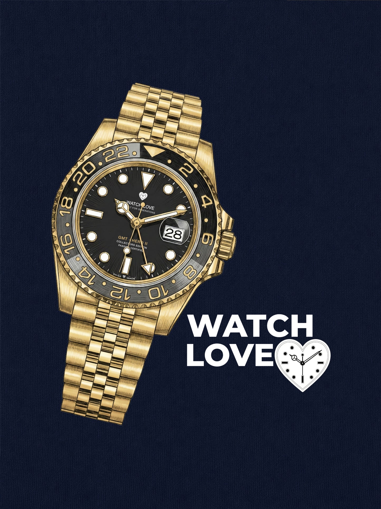 Gold GMT T-Shirt - 3 Farben
