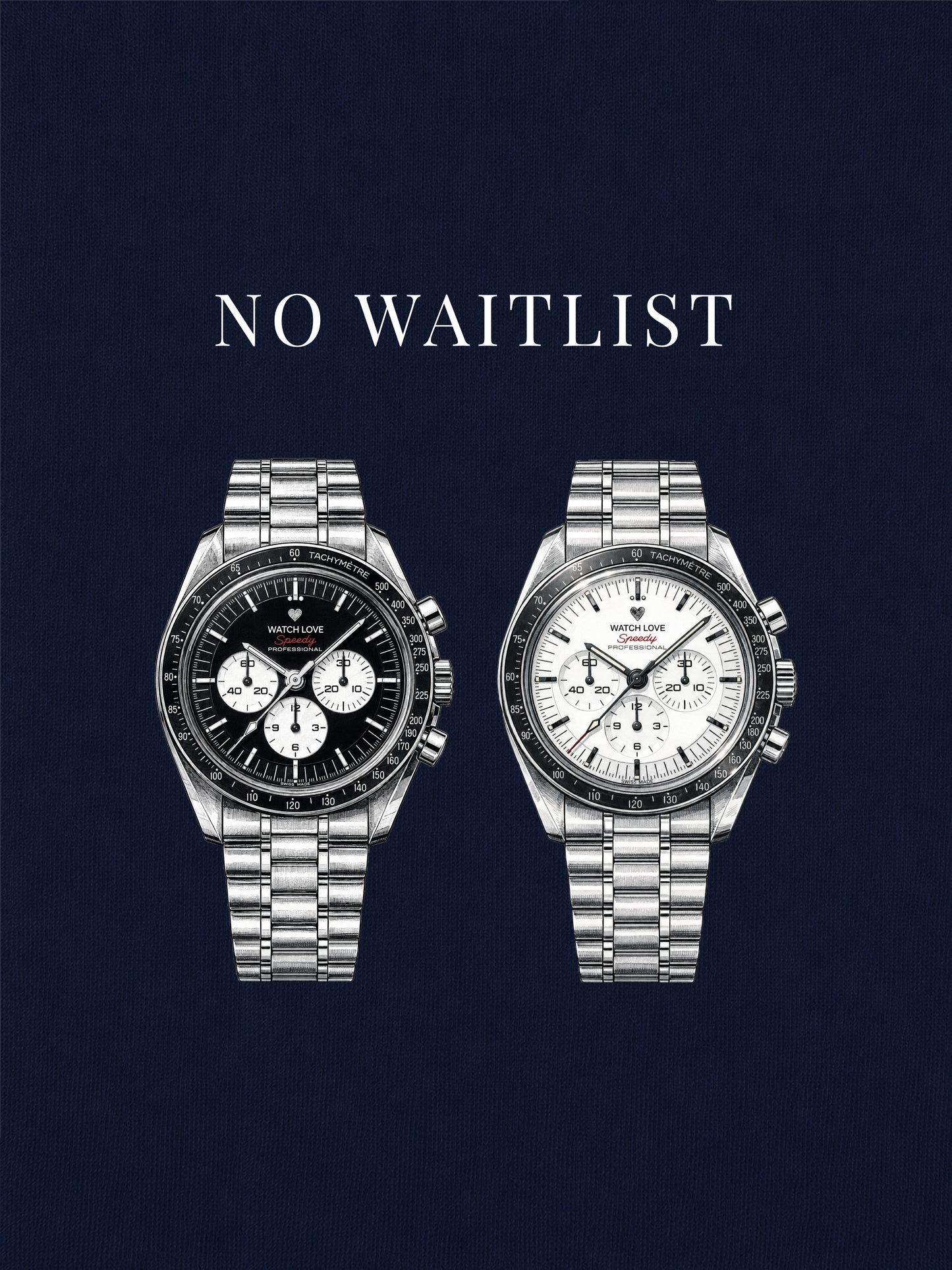 Speedy Duo "No Waitlist" T-Shirt - 2 Farben