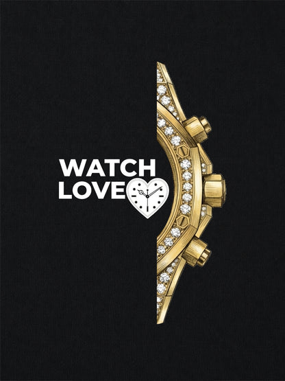 Iced Out Yellow-Gold Chrono Hoodie - 2 Farben