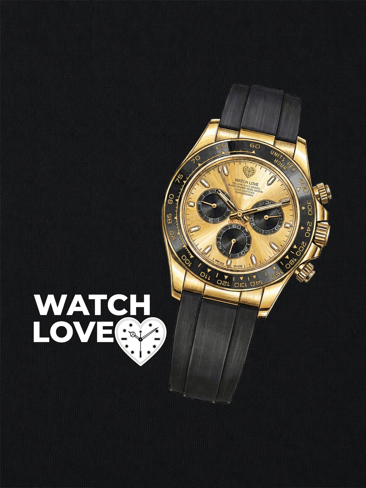 Gold Dial Chrono Hoodie - 2 Farben