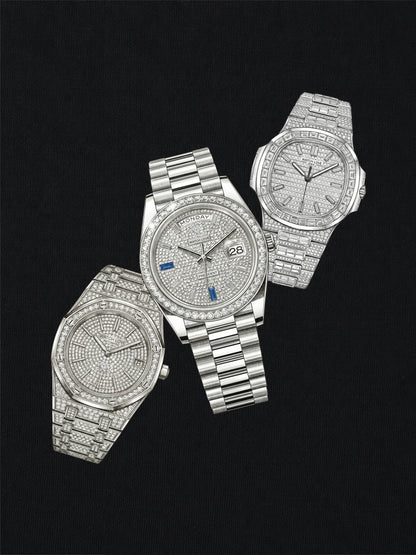Three Iced Out T-Shirt - 3 Farben