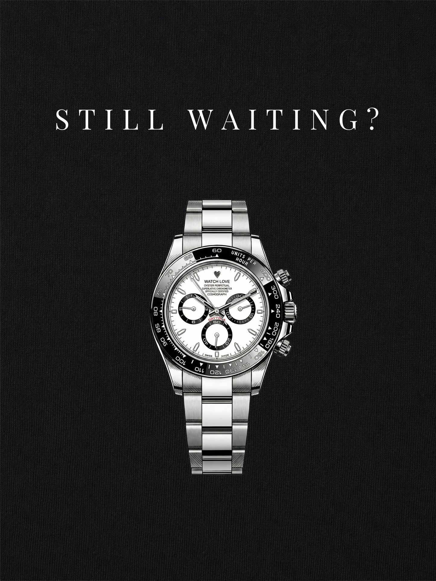 Panda "Still Waiting" T-Shirt - 3 Farben