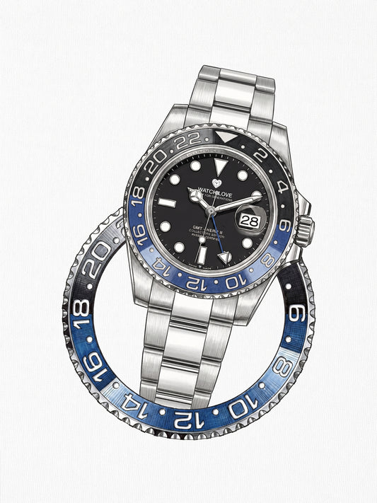GMT Blue-Black Bezel T-Shirt