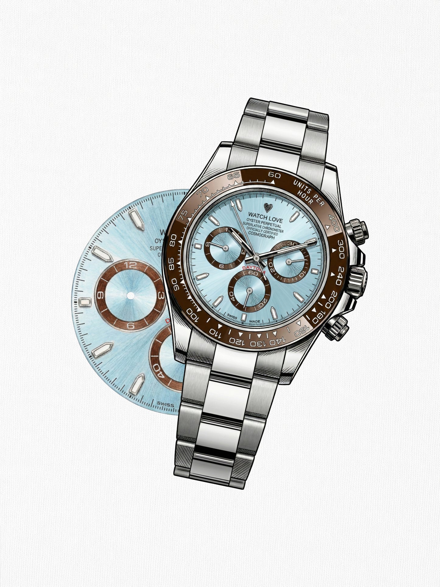 Ice Blue Chrono Polo