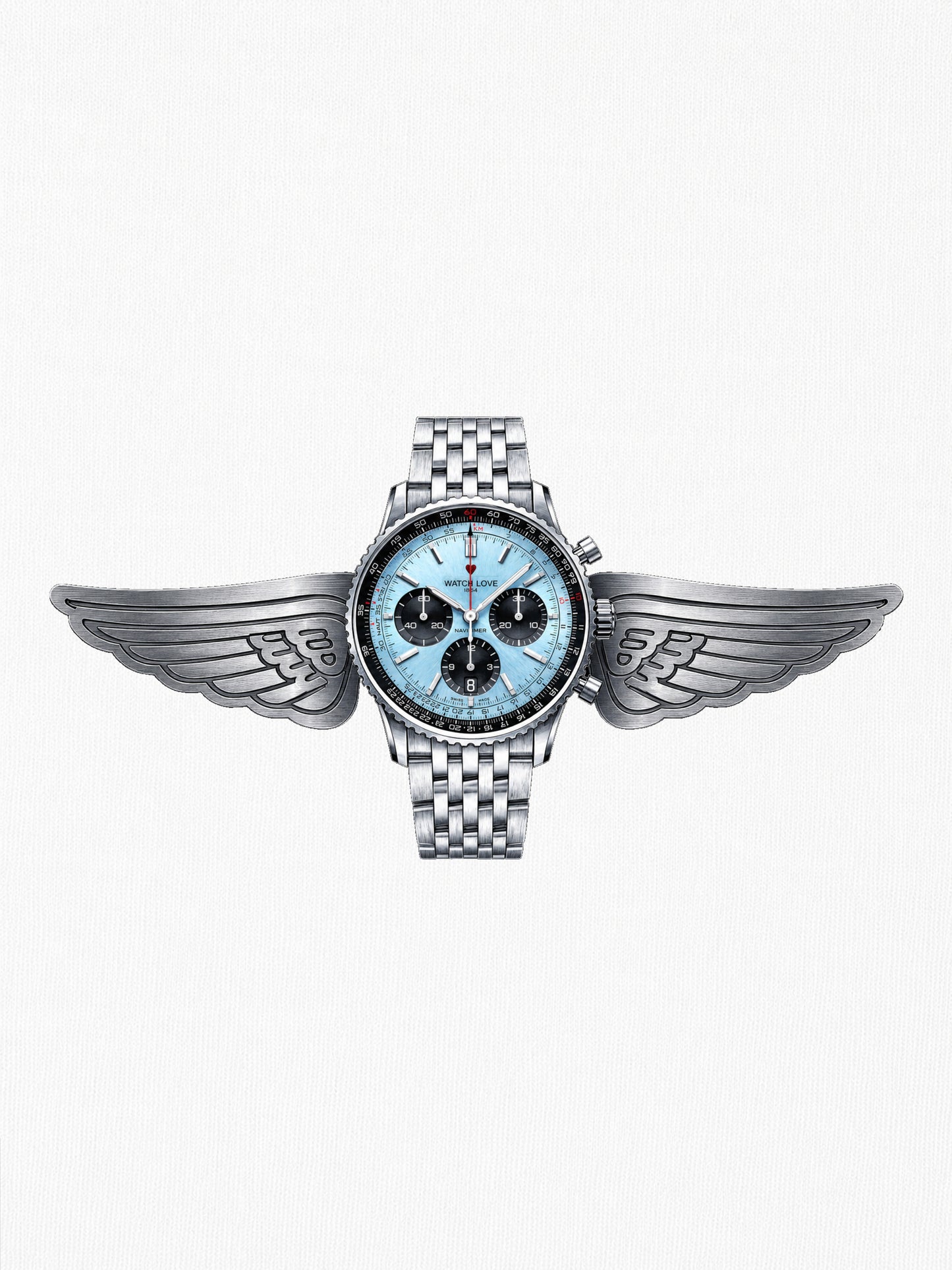 Aviator Spirit – Ice Blue Edition T-Shirt - 3 Farben