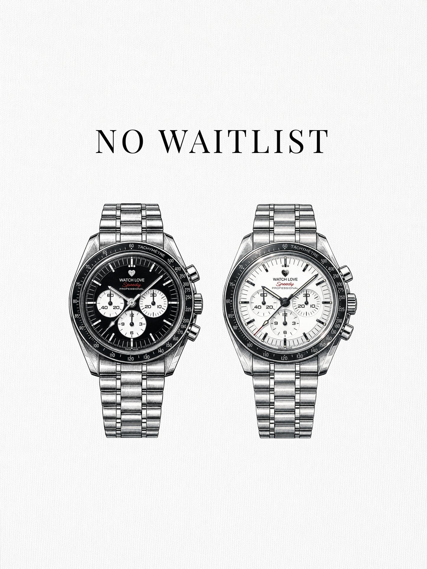 Speedy Duo "No Waitlist" T-Shirt