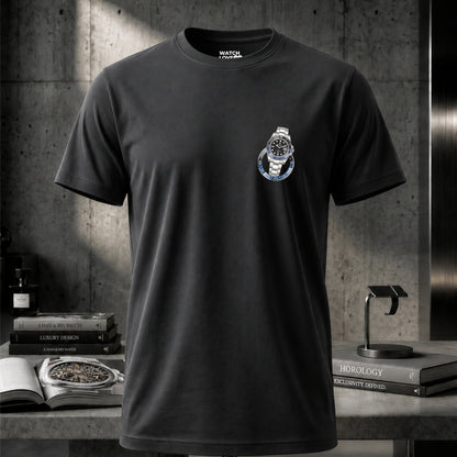 GMT Blue-Black Bezel T-Shirt - 3 Farben