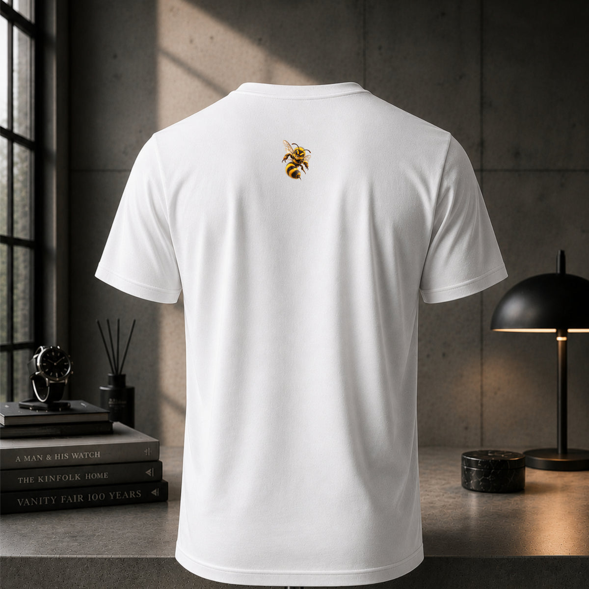 Bumblebee Yellow Chrono T-Shirt Weiß in Premium-Qualität