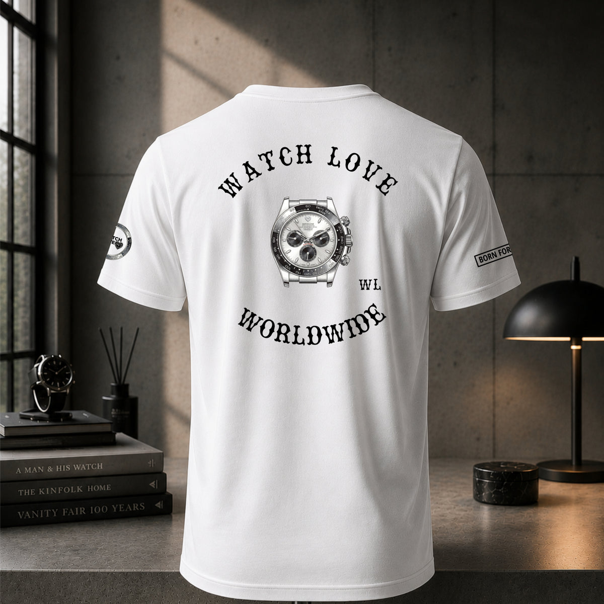 Rocker Style T-Shirt Weiß in Premium-Qualität
