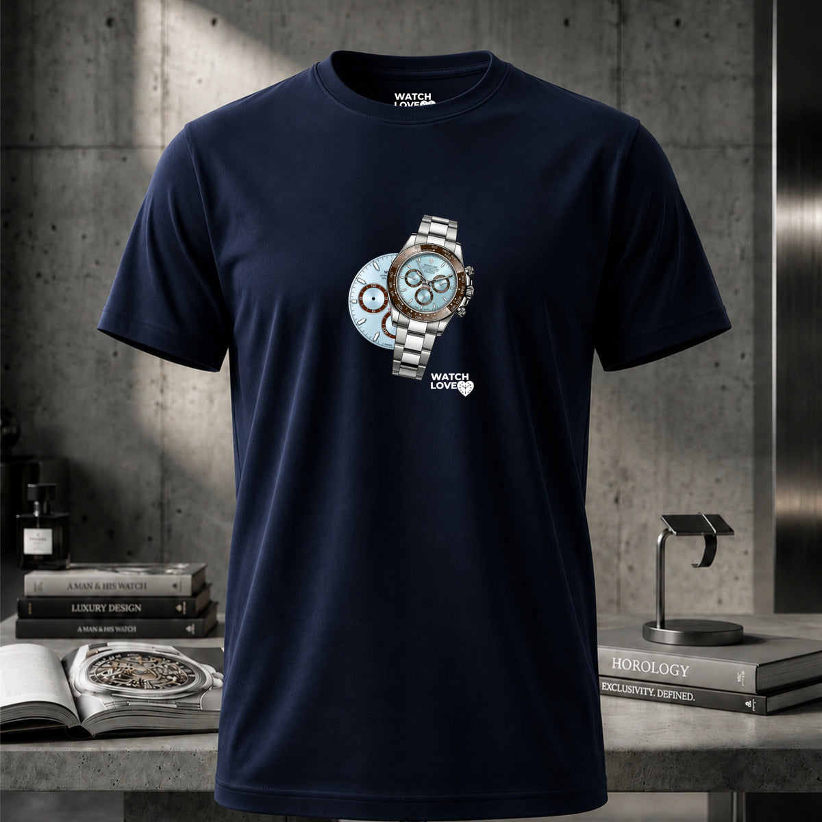 Ice Blue Chrono T-Shirt - 3 Farben