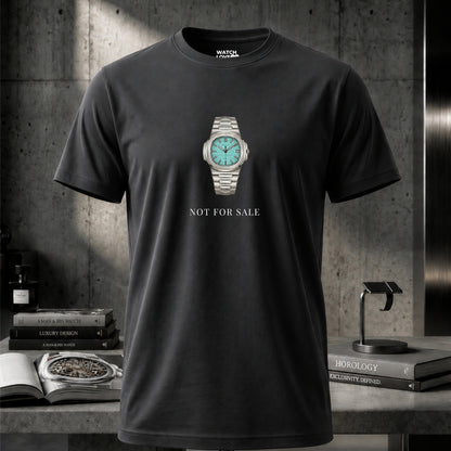 Türkis Dial "Not for Sale" T-Shirt - 2 Farben