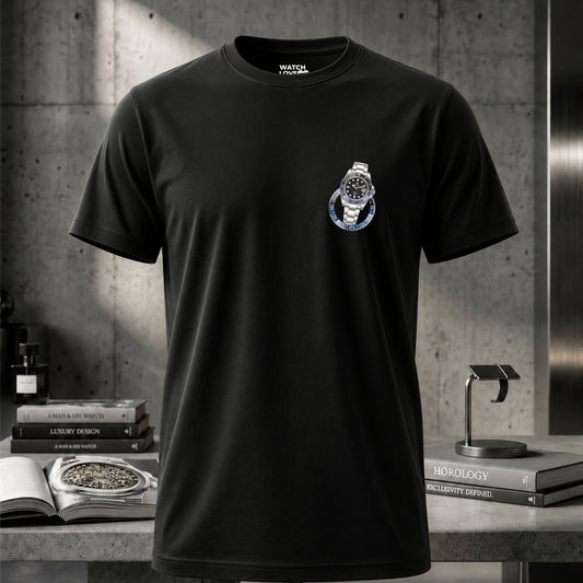 GMT Blue-Black Bezel T-Shirt - 3 Farben