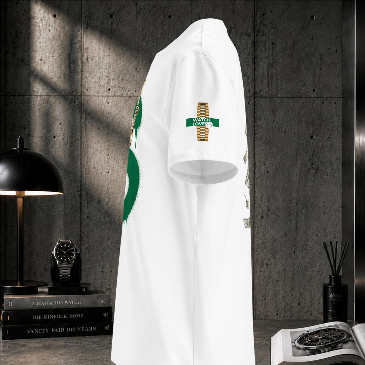 Dollar Sign T-Shirt Weiß - in Premium-Qualität